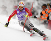 Felix Neureuther of Germany skiing in first run of Men slalom race of Audi FIS alpine skiing World Cup in Kranjska Gora, Slovenia. Slalom race of Men Audi FIS Alpine skiing World Cup 2009-10, was held on Sunday in Kranjska Gora, Slovenia, on 31st of January 2010.
