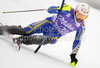 Ninth after first run Andre Myhrer of Sweden skiing in first run of Men slalom race of Audi FIS alpine skiing World Cup in Kranjska Gora, Slovenia. Slalom race of Men Audi FIS Alpine skiing World Cup 2009-10, was held on Sunday in Kranjska Gora, Slovenia, on 31st of January 2010.
