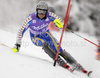 Markus Larsson of Sweden skiing in first run of Men slalom race of Audi FIS alpine skiing World Cup in Kranjska Gora, Slovenia. Slalom race of Men Audi FIS Alpine skiing World Cup 2009-10, was held on Sunday in Kranjska Gora, Slovenia, on 31st of January 2010.
