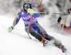 Jens Byggmark of Sweden skiing in first run of Men slalom race of Audi FIS alpine skiing World Cup in Kranjska Gora, Slovenia. Slalom race of Men Audi FIS Alpine skiing World Cup 2009-10, was held on Sunday in Kranjska Gora, Slovenia, on 31st of January 2010.
