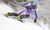 Alexandre Anselmet of France skiing in first run of Men slalom race of Audi FIS alpine skiing World Cup in Kranjska Gora, Slovenia. Slalom race of Men Audi FIS Alpine skiing World Cup 2009-10, was held on Sunday in Kranjska Gora, Slovenia, on 31st of January 2010.
