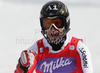 Winner Reinfried Herbst of Austria reacts in finish of second run of Men slalom race of Audi FIS alpine skiing World Cup in Kranjska Gora, Slovenia. Slalom race of Men Audi FIS Alpine skiing World Cup 2009-10, was held on Sunday in Kranjska Gora, Slovenia, on 31st of January 2010.
