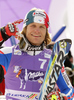Third placed Julien Lizeroux of France celebrates his medal won in Men slalom race of Audi FIS alpine skiing World Cup in Kranjska Gora, Slovenia. Slalom race of Men Audi FIS Alpine skiing World Cup 2009-10, was held on Sunday in Kranjska Gora, Slovenia, on 31st of January 2010.

