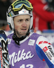 Steve Missillier of France reacts in finish of second run of Men slalom race of Audi FIS alpine skiing World Cup in Kranjska Gora, Slovenia. Slalom race of Men Audi FIS Alpine skiing World Cup 2009-10, was held on Sunday in Kranjska Gora, Slovenia, on 31st of January 2010.
