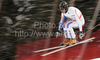 Johan Clarey of France skiing in training of Men downhill race of Audi FIS alpine skiing World Cup in Garmisch-Partenkirchen, Germany. Training for downhill race of Men Audi FIS Alpine skiing World Cup 2009-10, was held on Tuesday in Garmisch-Partenkirchen, Germany, on 9th of March 2010.
