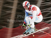 Didier Defago of Switzerland skiing in training of Men downhill race of Audi FIS alpine skiing World Cup in Garmisch-Partenkirchen, Germany. Training for downhill race of Men Audi FIS Alpine skiing World Cup 2009-10, was held on Tuesday in Garmisch-Partenkirchen, Germany, on 9th of March 2010.
