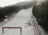 Race course during training of Men downhill race of Audi FIS alpine skiing World Cup in Garmisch-Partenkirchen, Germany. Training for downhill race of Men Audi FIS Alpine skiing World Cup 2009-10, was held on Tuesday in Garmisch-Partenkirchen, Germany, on 9th of March 2010.
