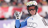 Werner Heel of Italy reacts in finish of Men downhill race of Audi FIS alpine skiing World Cup in Garmisch-Partenkirchen, Germany. Training for downhill race of Men Audi FIS Alpine skiing World Cup 2009-10, was held on Tuesday in Garmisch-Partenkirchen, Germany, on 9th of March 2010.
