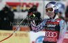 Second placed Lindsey Vonn of USA reacts in finish of Women downhill race of Audi FIS alpine skiing World Cup in Garmisch-Partenkirchen, Germany. Training for downhill race of Men Audi FIS Alpine skiing World Cup 2009-10, was held on Tuesday in Garmisch-Partenkirchen, Germany, on 9th of March 2010.
