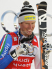 Third placed Werner Heel of Italy celebrates overall Downhill World cup victory after last Men downhill race of Audi FIS alpine skiing World Cup, which was held on Kandahar downhill course in Garmisch-Partenkirchen, Germany. Last downhill race of Men Audi FIS Alpine skiing World Cup 2009-10, was held on Wednesday, 10th of March 2010 in Garmisch-Partenkirchen, Germany.
