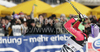 Winner Maria Riesch of Germany reacts in finish of Women downhill race of Audi FIS alpine skiing World Cup in Garmisch-Partenkirchen, Germany. Training for downhill race of Men Audi FIS Alpine skiing World Cup 2009-10, was held on Tuesday in Garmisch-Partenkirchen, Germany, on 9th of March 2010.
