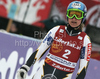 Tanja Poutiainen of Finland reacts in finish of first run of last Women Giant slalom race of Audi FIS alpine skiing World Cup, which was held on Kandahar course in Garmisch-Partenkirchen, Germany. Last Giant slalom race of Women Audi FIS Alpine skiing World Cup 2009-10, was held on Thursday, 11th of March 2010 in Garmisch-Partenkirchen, Germany.
