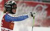 Anja Paerson of Sweden reacts in finish of first run of last Women Giant slalom race of Audi FIS alpine skiing World Cup, which was held on Kandahar course in Garmisch-Partenkirchen, Germany. Last Giant slalom race of Women Audi FIS Alpine skiing World Cup 2009-10, was held on Thursday, 11th of March 2010 in Garmisch-Partenkirchen, Germany.
