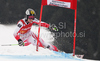 Kathrin Zettel of Austria skiing in first run of last Women Giant slalom race of Audi FIS alpine skiing World Cup, which was held on Kandahar course in Garmisch-Partenkirchen, Germany. Last Giant slalom race of Women Audi FIS Alpine skiing World Cup 2009-10, was held on Thursday, 11th of March 2010 in Garmisch-Partenkirchen, Germany.
