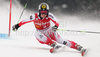 Kathrin Zettel of Austria skiing in first run of last Women Giant slalom race of Audi FIS alpine skiing World Cup, which was held on Kandahar course in Garmisch-Partenkirchen, Germany. Last Giant slalom race of Women Audi FIS Alpine skiing World Cup 2009-10, was held on Thursday, 11th of March 2010 in Garmisch-Partenkirchen, Germany.
