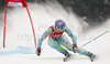 Second after first run Tina Maze of Slovenia skiing in first run of last Women Giant slalom race of Audi FIS alpine skiing World Cup, which was held on Kandahar course in Garmisch-Partenkirchen, Germany. Last Giant slalom race of Women Audi FIS Alpine skiing World Cup 2009-10, was held on Thursday, 11th of March 2010 in Garmisch-Partenkirchen, Germany.
