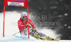 Leader after first run Kathrin Hoelzl of Germany skiing in first run of last Women Giant slalom race of Audi FIS alpine skiing World Cup, which was held on Kandahar course in Garmisch-Partenkirchen, Germany. Last Giant slalom race of Women Audi FIS Alpine skiing World Cup 2009-10, was held on Thursday, 11th of March 2010 in Garmisch-Partenkirchen, Germany.
