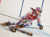 Marion Bertrand of France skiing in first run of last Women Giant slalom race of Audi FIS alpine skiing World Cup, which was held on Kandahar course in Garmisch-Partenkirchen, Germany. Last Giant slalom race of Women Audi FIS Alpine skiing World Cup 2009-10, was held on Thursday, 11th of March 2010 in Garmisch-Partenkirchen, Germany.
