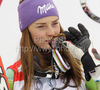 Third placed Tina Maze of Slovenia celebrates overall Super-G World cup medal after last Women Super-G race of Audi FIS alpine skiing World Cup, which was held on Kandahar course in Garmisch-Partenkirchen, Germany. Last Super-G race of Women Audi FIS Alpine skiing World Cup 2009-10, was held on Thursday, 11th of March 2010 in Garmisch-Partenkirchen, Germany.
