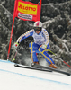 Jessica Lindell-Vikarby of Sweden skiing in last Women super-g race of Audi FIS alpine skiing World Cup, which was held on Kandahar course in Garmisch-Partenkirchen, Germany. Last Super-g race of Women Audi FIS Alpine skiing World Cup 2009-10, was held on Friday, 12th of March 2010 in Garmisch-Partenkirchen, Germany.
