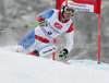 Winner Carlo Janka of Switzerland skiing in first run of last Men Giant slalom race of Audi FIS alpine skiing World Cup, which was held on Kandahar course in Garmisch-Partenkirchen, Germany. Last Giant slalom race of Men Audi FIS Alpine skiing World Cup 2009-10, was held on Friday, 12th of March 2010 in Garmisch-Partenkirchen, Germany.
