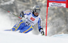 Markus Larsson of Sweden skiing in first run of last Men Giant slalom race of Audi FIS alpine skiing World Cup, which was held on Kandahar course in Garmisch-Partenkirchen, Germany. Last Giant slalom race of Men Audi FIS Alpine skiing World Cup 2009-10, was held on Friday, 12th of March 2010 in Garmisch-Partenkirchen, Germany.
