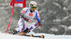 Mathieu Faivre of France skiing in first run of last Men Giant slalom race of Audi FIS alpine skiing World Cup, which was held on Kandahar course in Garmisch-Partenkirchen, Germany. Last Giant slalom race of Men Audi FIS Alpine skiing World Cup 2009-10, was held on Friday, 12th of March 2010 in Garmisch-Partenkirchen, Germany.
