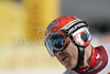 Didier Cuche of Switzerland reacts in finish of second run of last Men Giant slalom race of Audi FIS alpine skiing World Cup, which was held on Kandahar course in Garmisch-Partenkirchen, Germany. Last Giant slalom race of Men Audi FIS Alpine skiing World Cup 2009-10, was held on Friday, 12th of March 2010 in Garmisch-Partenkirchen, Germany.
