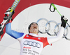 Third placed Nadia Styger of Switzerland celebrates overall Super-G World cup medal after last Women Super-G race of Audi FIS alpine skiing World Cup, which was held on Kandahar course in Garmisch-Partenkirchen, Germany. Last super-g race of Women Audi FIS Alpine skiing World Cup 2009-10, was held on Friday, 12th of March 2010 in Garmisch-Partenkirchen, Germany.
