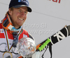 Winner Ted Ligety of USA celebrates overall Giant slalom World cup victory after last Men giant slalom race of Audi FIS alpine skiing World Cup, which was held on Kandahar course in Garmisch-Partenkirchen, Germany. Last giant slalom race of Men Audi FIS Alpine skiing World Cup 2009-10, was held on Friday, 12th of March 2010 in Garmisch-Partenkirchen, Germany.
