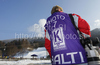 Photographer on bottom of Kandahar course after last Women Super-G race of Audi FIS alpine skiing World Cup, which was held on Kandahar course in Garmisch-Partenkirchen, Germany. Last super-g race of Women Audi FIS Alpine skiing World Cup 2009-10, was held on Friday, 12th of March 2010 in Garmisch-Partenkirchen, Germany.
