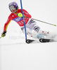 Maria Riesch of Germany skiing in first run of last Women slalom race of Audi FIS alpine skiing World Cup, which was held on Gudiberg course in Garmisch-Partenkirchen, Germany. Last slalom race of Women Audi FIS Alpine skiing World Cup 2009-10, was held on Saturday, 13th of March 2010 in Garmisch-Partenkirchen, Germany.
