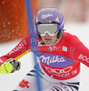 Maria Riesch of Germany skiing in first run of last Women slalom race of Audi FIS alpine skiing World Cup, which was held on Gudiberg course in Garmisch-Partenkirchen, Germany. Last slalom race of Women Audi FIS Alpine skiing World Cup 2009-10, was held on Saturday, 13th of March 2010 in Garmisch-Partenkirchen, Germany.

