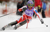 Sarka Zahrobska of Czech skiing in first run of last Women slalom race of Audi FIS alpine skiing World Cup, which was held on Gudiberg course in Garmisch-Partenkirchen, Germany. Last slalom race of Women Audi FIS Alpine skiing World Cup 2009-10, was held on Saturday, 13th of March 2010 in Garmisch-Partenkirchen, Germany.
