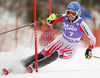 Marlies Schild of Austria skiing in first run of last Women slalom race of Audi FIS alpine skiing World Cup, which was held on Gudiberg course in Garmisch-Partenkirchen, Germany. Last slalom race of Women Audi FIS Alpine skiing World Cup 2009-10, was held on Saturday, 13th of March 2010 in Garmisch-Partenkirchen, Germany.
