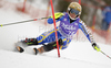 Maria Pietilae-Holmner of Sweden skiing in first run of last Women slalom race of Audi FIS alpine skiing World Cup, which was held on Gudiberg course in Garmisch-Partenkirchen, Germany. Last slalom race of Women Audi FIS Alpine skiing World Cup 2009-10, was held on Saturday, 13th of March 2010 in Garmisch-Partenkirchen, Germany.
