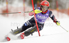 Sixth placed after first run Ana Jelusic of Croatia skiing in first run of last Women slalom race of Audi FIS alpine skiing World Cup, which was held on Gudiberg course in Garmisch-Partenkirchen, Germany. Last slalom race of Women Audi FIS Alpine skiing World Cup 2009-10, was held on Saturday, 13th of March 2010 in Garmisch-Partenkirchen, Germany.
