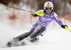 Leader after first run Nastasia Noens of France skiing in first run of last Women slalom race of Audi FIS alpine skiing World Cup, which was held on Gudiberg course in Garmisch-Partenkirchen, Germany. Last slalom race of Women Audi FIS Alpine skiing World Cup 2009-10, was held on Saturday, 13th of March 2010 in Garmisch-Partenkirchen, Germany.
