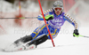 Seventh placed after first run Therese Borssen of Sweden skiing in first run of last Women slalom race of Audi FIS alpine skiing World Cup, which was held on Gudiberg course in Garmisch-Partenkirchen, Germany. Last slalom race of Women Audi FIS Alpine skiing World Cup 2009-10, was held on Saturday, 13th of March 2010 in Garmisch-Partenkirchen, Germany.

