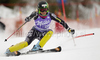 Fifth placed after first run Sarah Schleper of USA skiing in first run of last Women slalom race of Audi FIS alpine skiing World Cup, which was held on Gudiberg course in Garmisch-Partenkirchen, Germany. Last slalom race of Women Audi FIS Alpine skiing World Cup 2009-10, was held on Saturday, 13th of March 2010 in Garmisch-Partenkirchen, Germany.
