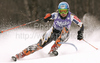 Tanja Poutiainen of Finland skiing in first run of last Women slalom race of Audi FIS alpine skiing World Cup, which was held on Gudiberg course in Garmisch-Partenkirchen, Germany. Last slalom race of Women Audi FIS Alpine skiing World Cup 2009-10, was held on Saturday, 13th of March 2010 in Garmisch-Partenkirchen, Germany.
