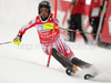 Reinfried Herbst of Austria skiing in first run of last Men slalom race of Audi FIS alpine skiing World Cup, which was held on Gudiberg course in Garmisch-Partenkirchen, Germany. Last slalom race of Men Audi FIS Alpine skiing World Cup 2009-10, was held on Saturday, 13th of March 2010 in Garmisch-Partenkirchen, Germany.
