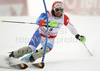 Silvan Zurbriggen of Switzerland skiing in first run of last Men slalom race of Audi FIS alpine skiing World Cup, which was held on Gudiberg course in Garmisch-Partenkirchen, Germany. Last slalom race of Men Audi FIS Alpine skiing World Cup 2009-10, was held on Saturday, 13th of March 2010 in Garmisch-Partenkirchen, Germany.
