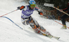 Tanja Poutiainen of Finland skiing in second run of last Women slalom race of Audi FIS alpine skiing World Cup, which was held on Gudiberg course in Garmisch-Partenkirchen, Germany. Last slalom race of Women Audi FIS Alpine skiing World Cup 2009-10, was held on Saturday, 13th of March 2010 in Garmisch-Partenkirchen, Germany.

