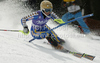 Maria Pietilae-Holmner of Sweden skiing in second run of last Women slalom race of Audi FIS alpine skiing World Cup, which was held on Gudiberg course in Garmisch-Partenkirchen, Germany. Last slalom race of Women Audi FIS Alpine skiing World Cup 2009-10, was held on Saturday, 13th of March 2010 in Garmisch-Partenkirchen, Germany.
