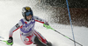 Kathrin Zettel of Austria skiing in second run of last Women slalom race of Audi FIS alpine skiing World Cup, which was held on Gudiberg course in Garmisch-Partenkirchen, Germany. Last slalom race of Women Audi FIS Alpine skiing World Cup 2009-10, was held on Saturday, 13th of March 2010 in Garmisch-Partenkirchen, Germany.
