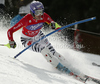Maria Riesch of Germany skiing in second run of last Women slalom race of Audi FIS alpine skiing World Cup, which was held on Gudiberg course in Garmisch-Partenkirchen, Germany. Last slalom race of Women Audi FIS Alpine skiing World Cup 2009-10, was held on Saturday, 13th of March 2010 in Garmisch-Partenkirchen, Germany.
