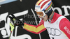 Winner Felix Neureuther of Germany reacts in finish of second run of last Men slalom race of Audi FIS alpine skiing World Cup, which was held on Gudiberg course in Garmisch-Partenkirchen, Germany. Last slalom race of Men Audi FIS Alpine skiing World Cup 2009-10, was held on Saturday, 13th of March 2010 in Garmisch-Partenkirchen, Germany.
