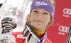 Winner Maria Riesch of Germany celebrates overall slalom World cup victory after last Women slalom race of Audi FIS alpine skiing World Cup, which was held on Gudiberg course in Garmisch-Partenkirchen, Germany. Last slalom race of Women Audi FIS Alpine skiing World Cup 2009-10, was held on Saturday, 13th of March 2010 in Garmisch-Partenkirchen, Germany.
