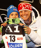 Denise Karbon of Italy during bib draw for Audi FIS Alpine skiing giant slalom race in Soelden, Austria. Bib draw for women Audi FIS Alpine skiing giant slalom race was held in Soelden, Austria, on Friday, 22nd of October 2010.
